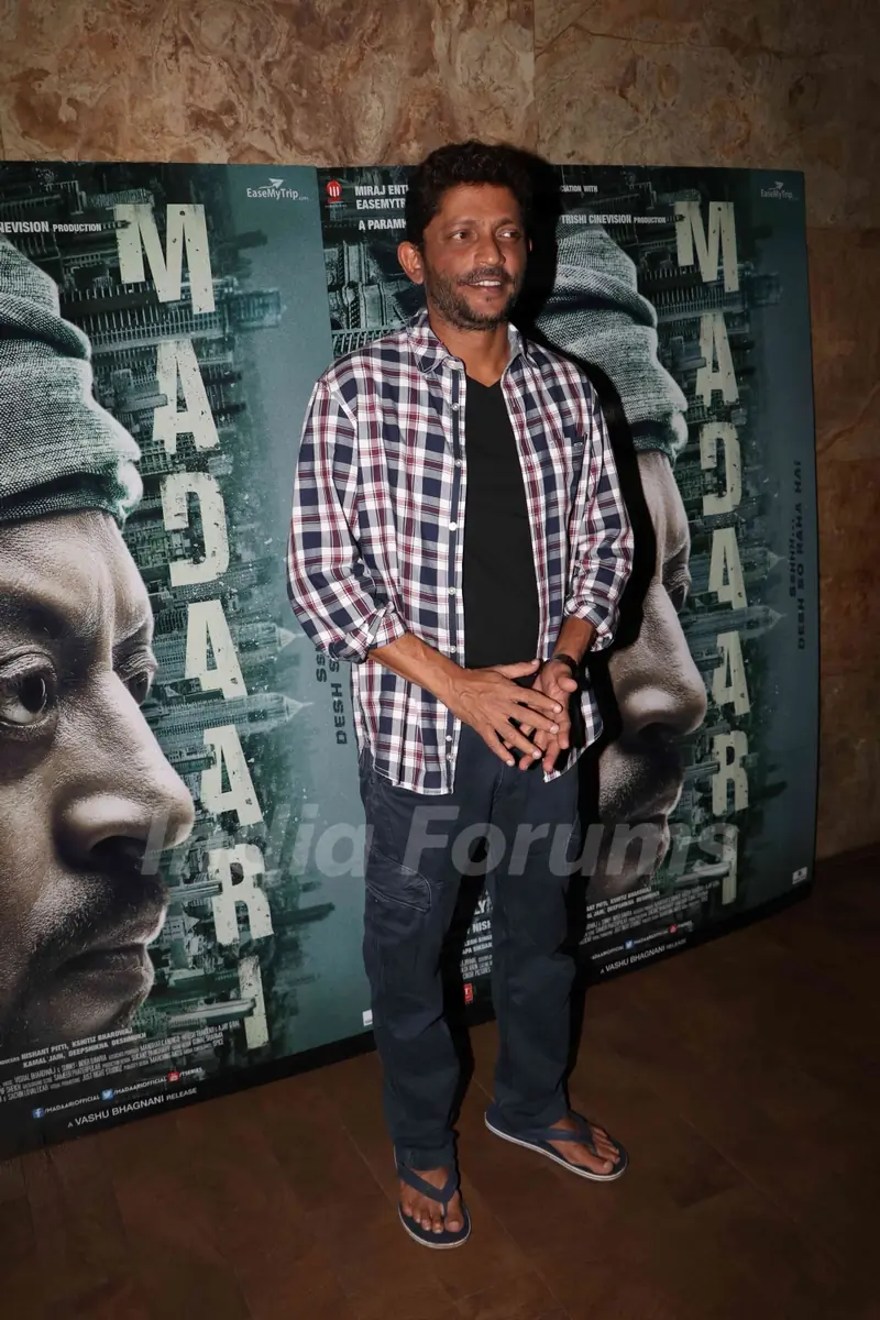 Nishikant Kamat at the special screening of 'Madaari'