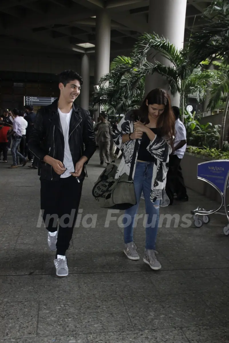 Aarav snapped at airport