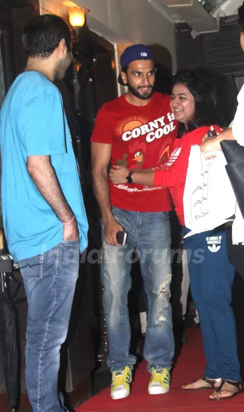 Ranveer Singh snapped in Bandra