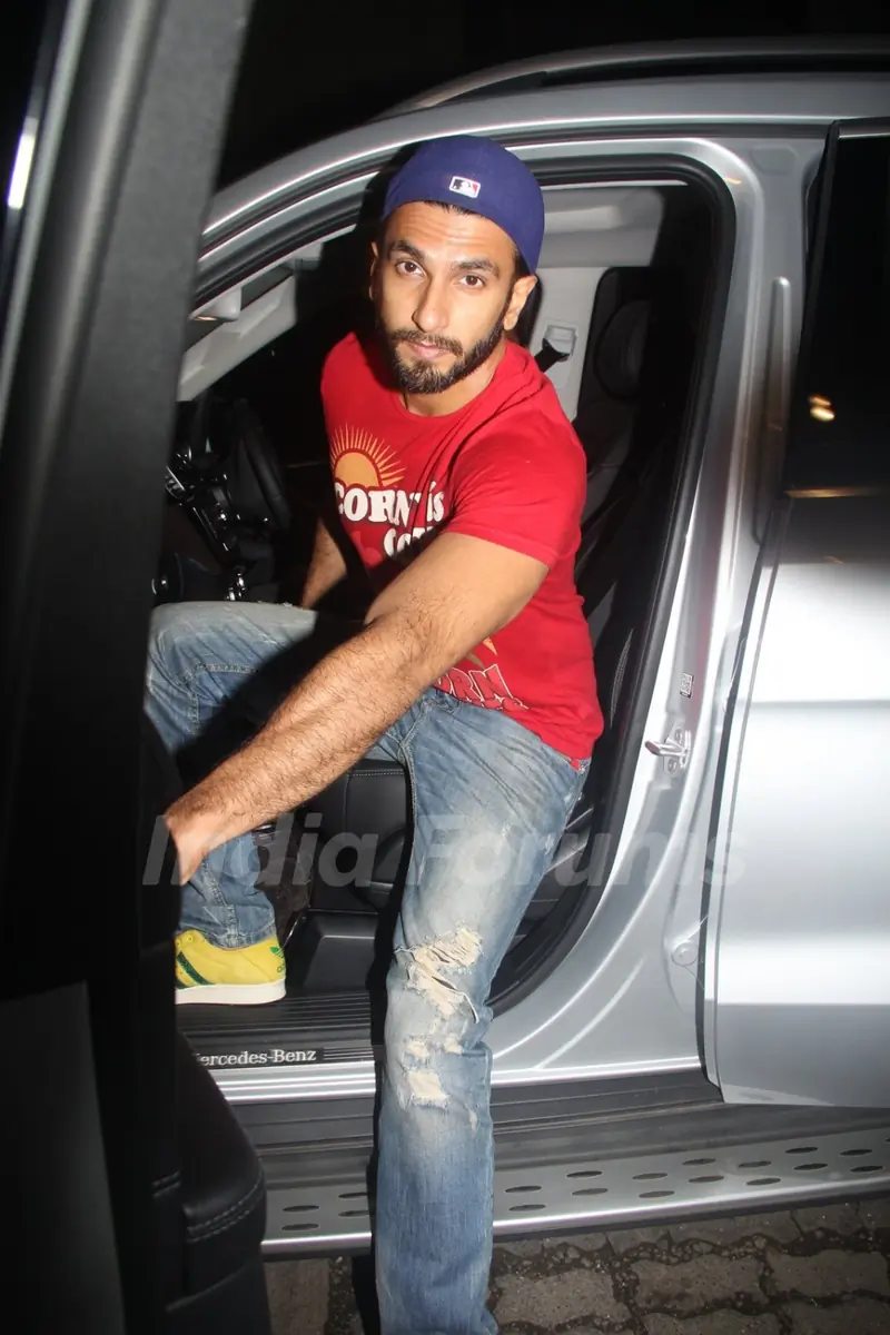 Ranveer Singh snapped in Bandra