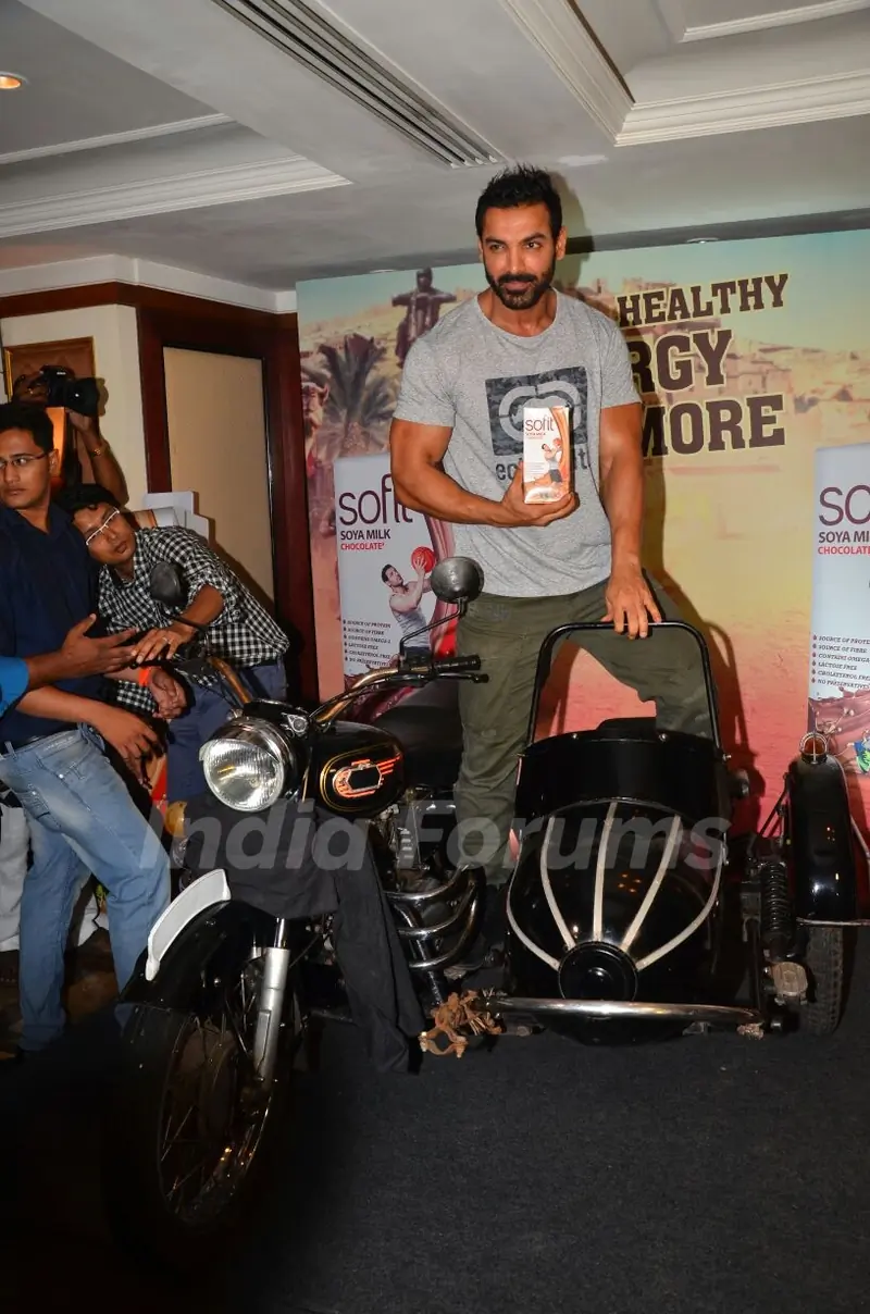 John Abraham promotes 'Sofit'