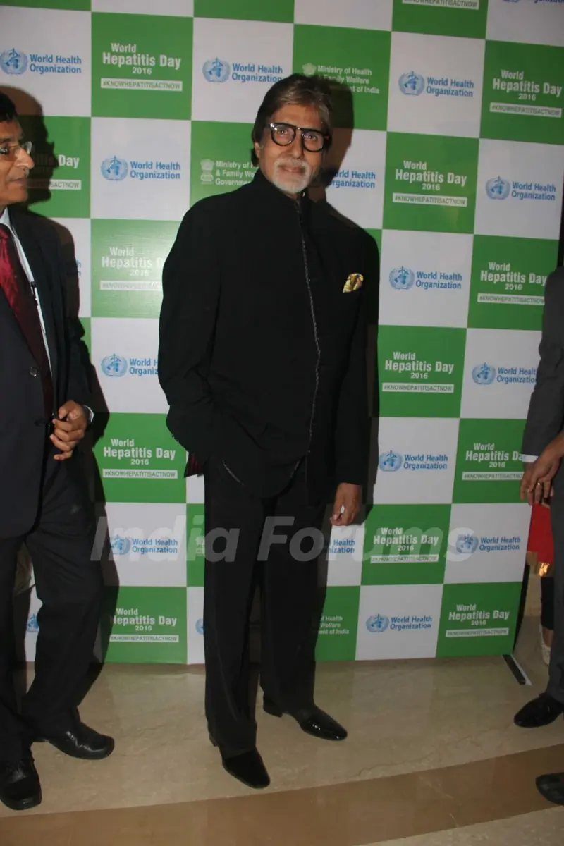 Big B at World Hepatitis Day event