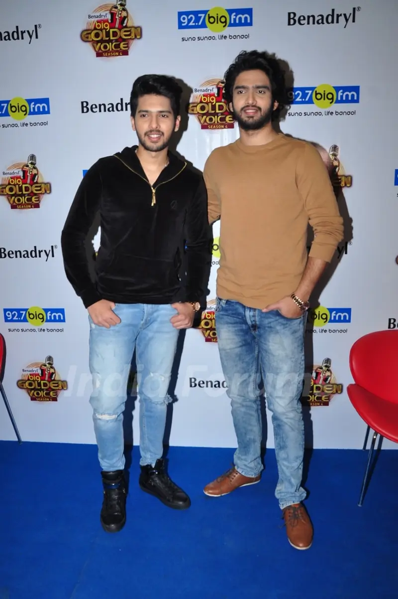 Armaan Malik and Amaal Malik at Big FM Studio