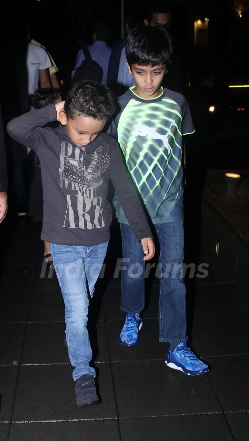 Son Shahraan Dutt at the Birthday Bash of Sanjay Dutt!