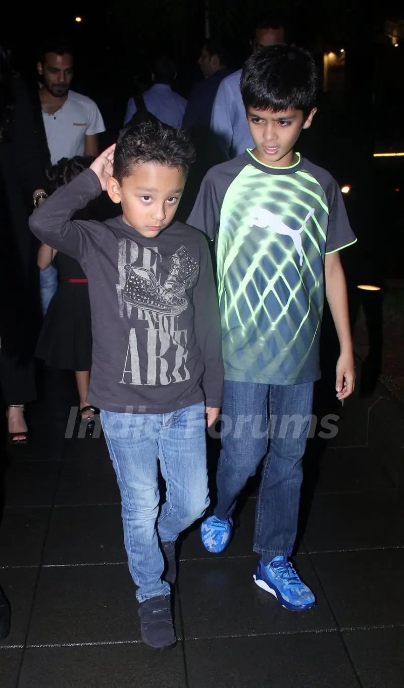 Son Shahraan Dutt at the Birthday Bash of Sanjay Dutt!