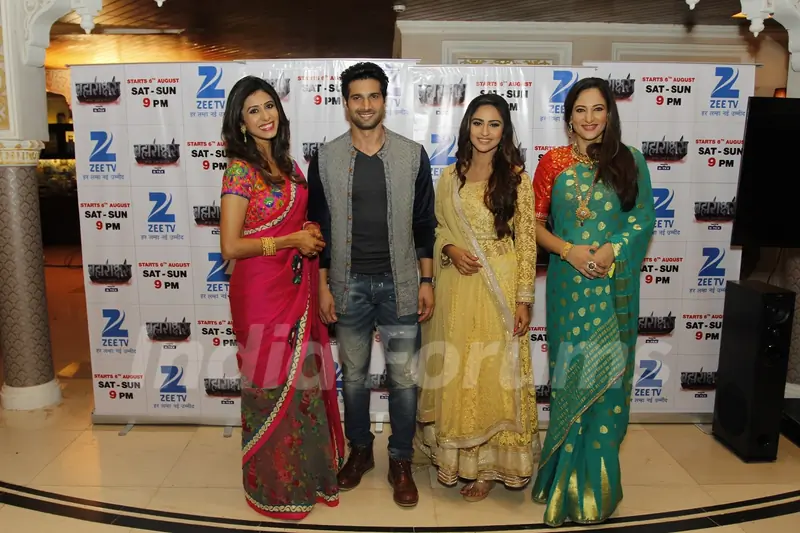 Rakshanda Khan, Aham Sharma, Krystle D'souza and Kishwer Merchantt at the Launch of Bramharakshas