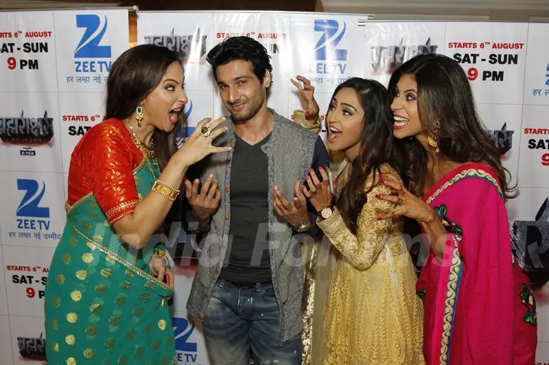 Rakshanda Khan, Aham Sharma, Krystle D'souza and Kishwer Merchantt at the Launch of Bramharakshas