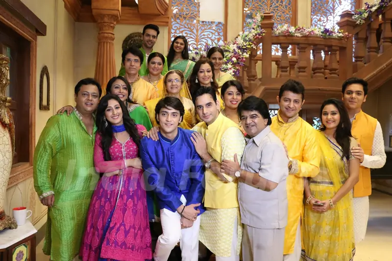 The cast of Ek Rishta Saajhedari Ka at the launch event