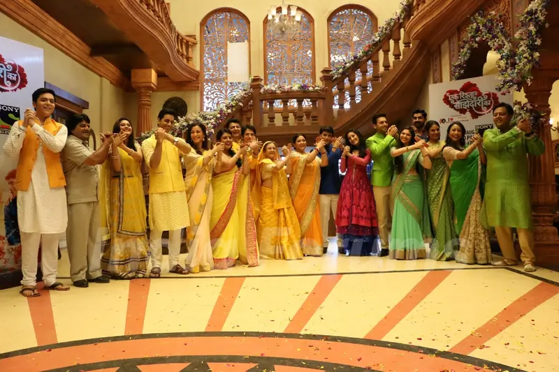 The cast of Ek Rishta Saajhedari Ka at the launch event