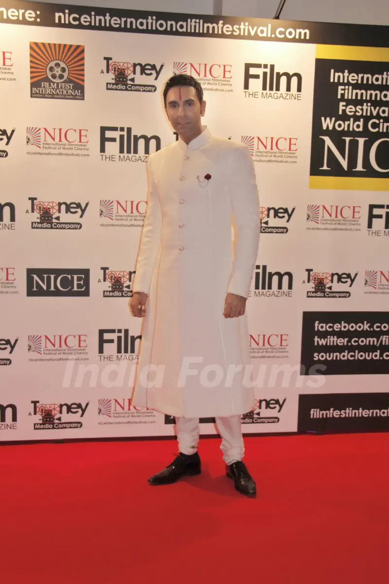 Sandip Soparrkar on Red Carpet at Nice International Film Festival 2016