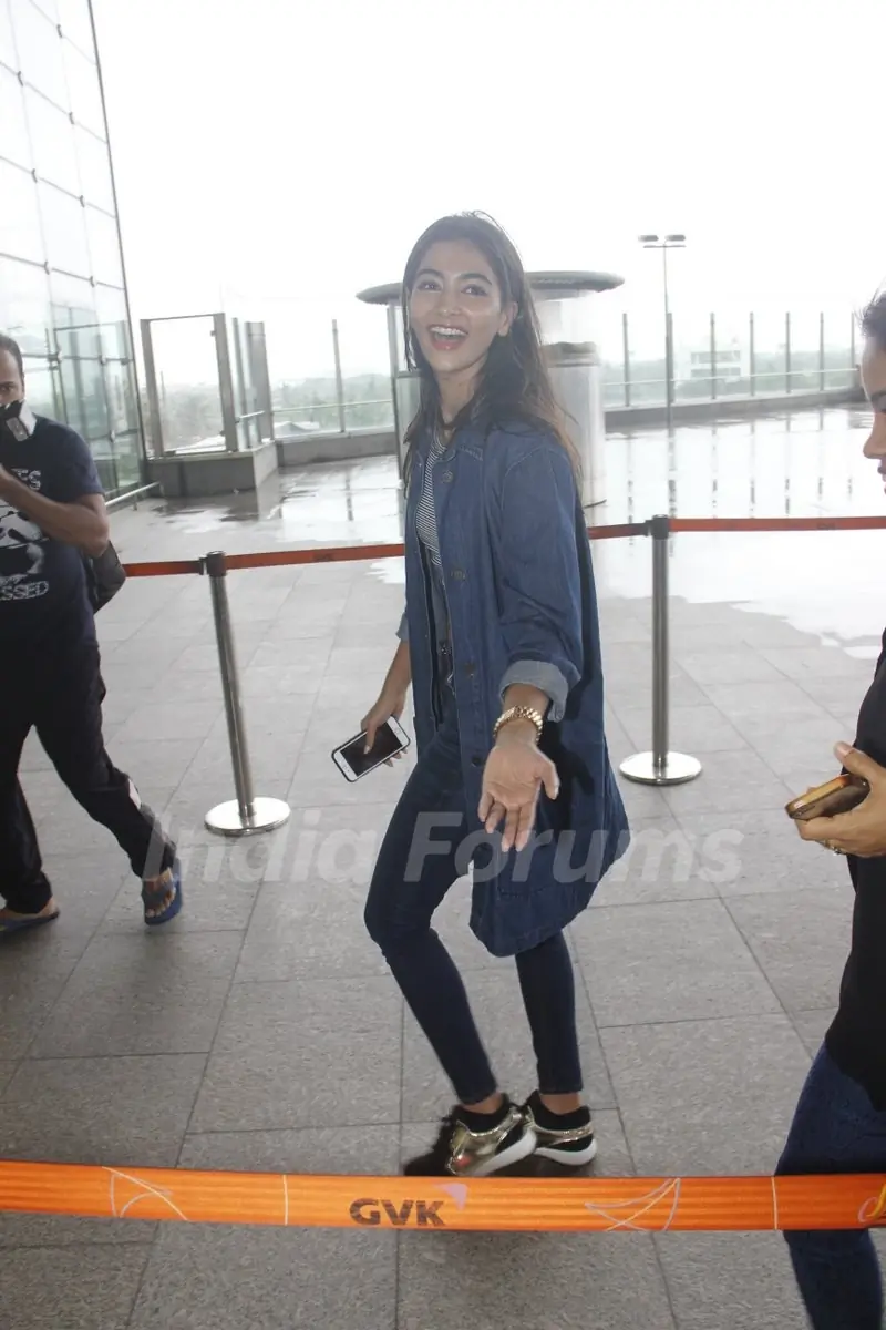 Pooja Hegde spotted at airport!