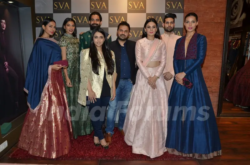 Models at SVA Autumn Winter collection launch
