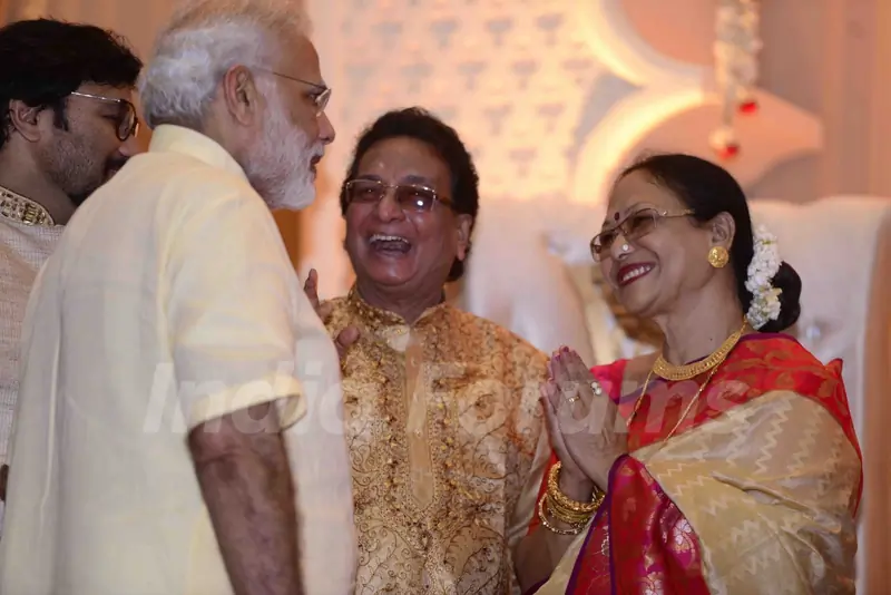PM Narendra Modi at Babul Supriyo's wedding