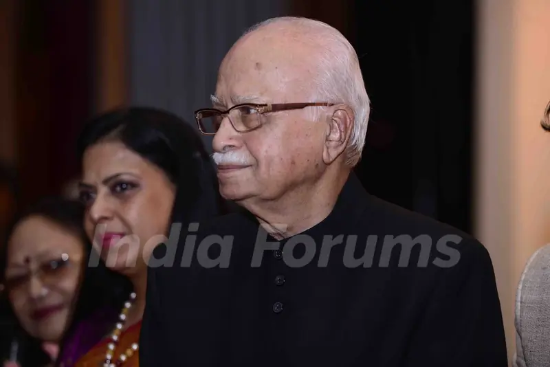 Shri. Lal Krishna Advani at Babul Supriyo's wedding