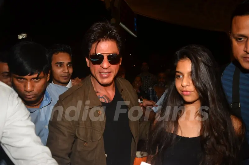 Shah Rukh Khan and Suhana Khan snapped