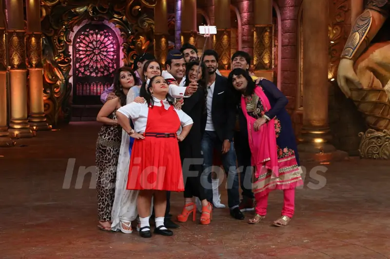 Colors TV Shoots for a 'Couple Special' Episode at 'Comedy Nights Bachao'