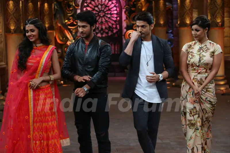 Colors TV Shoots for a 'Couple Special' Episode at 'Comedy Nights Bachao'