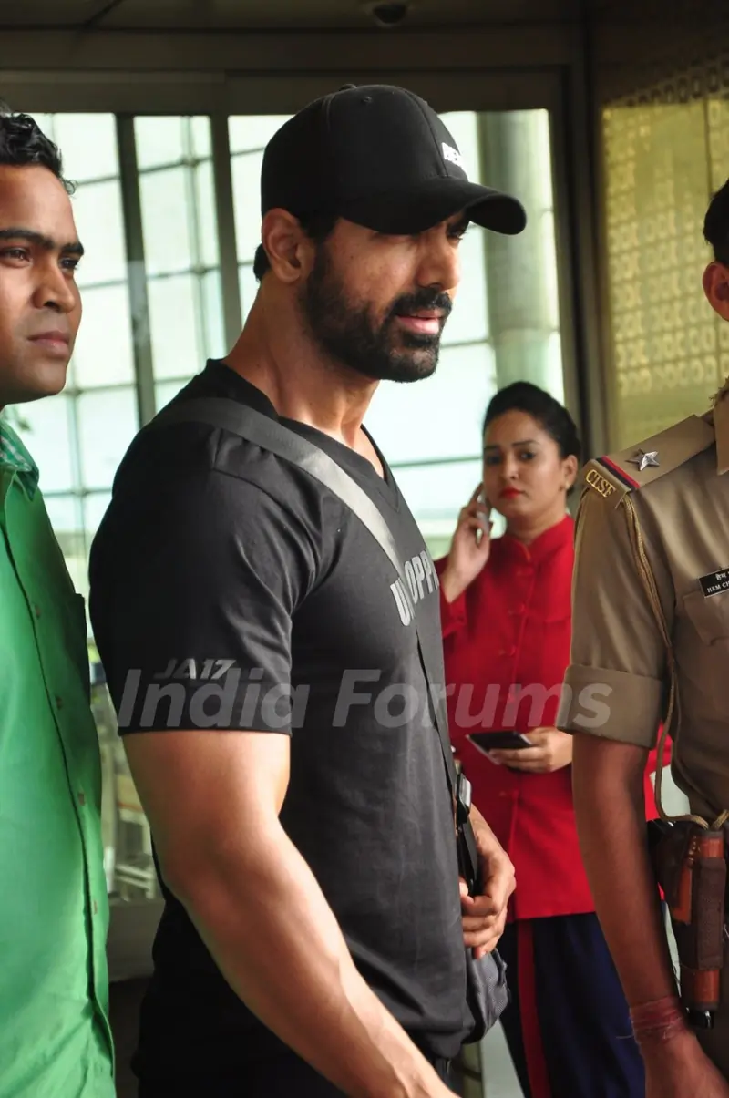 John Abraham snapped at Airport