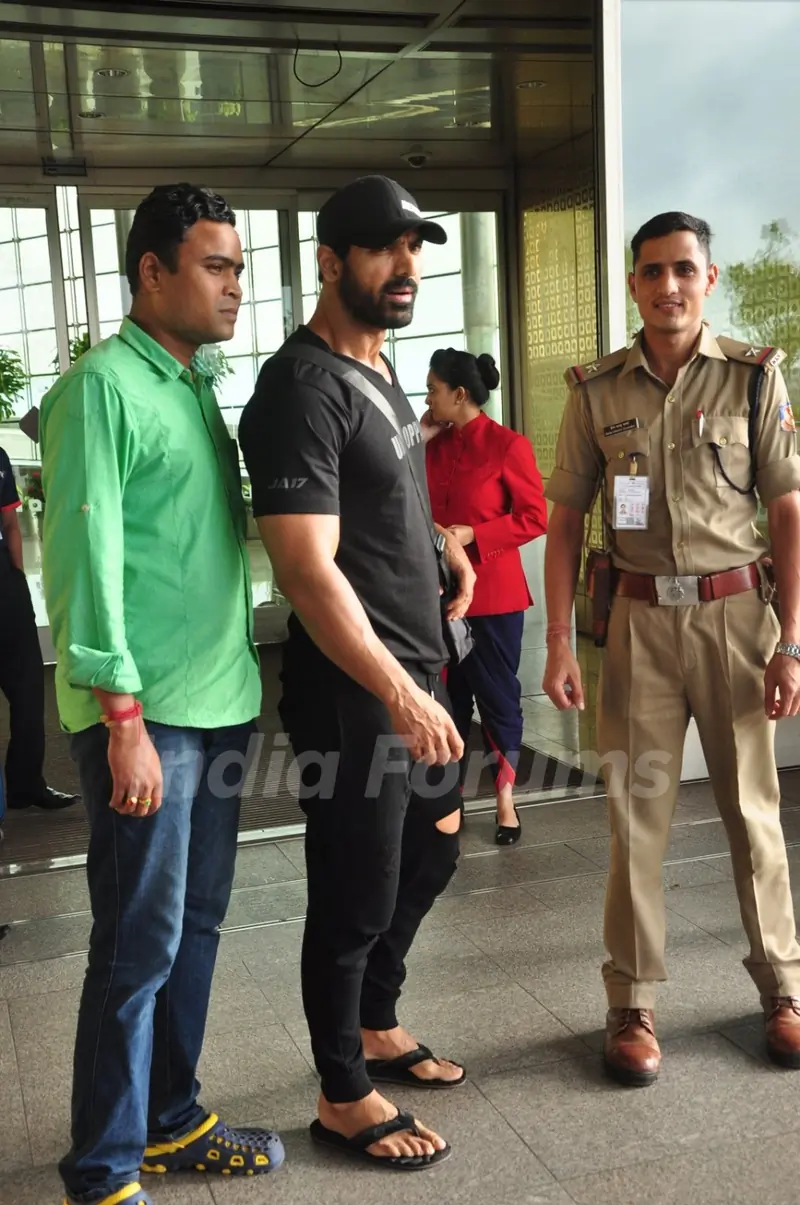 John Abraham snapped at Airport