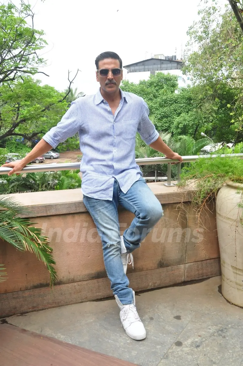 Akshay Kumar at Media Interaction for the Success of film 'Rustom'