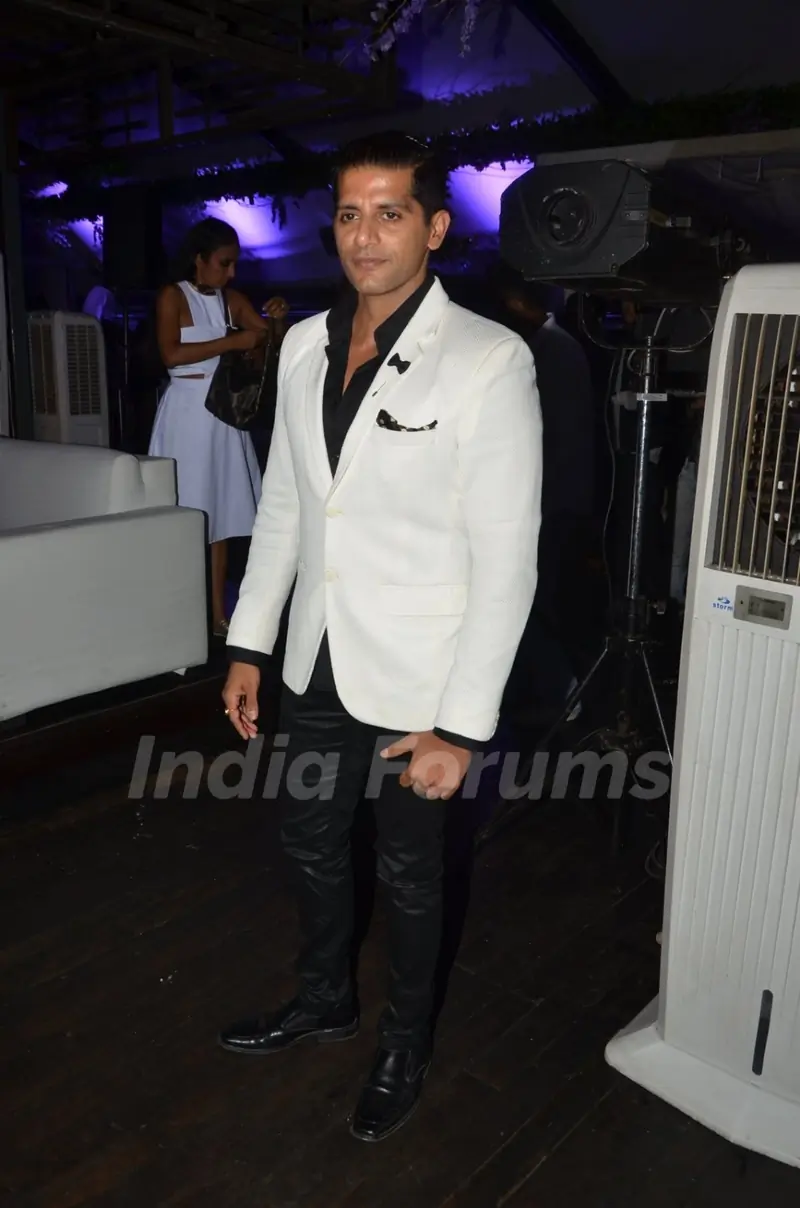 Karanvir Bohra at Manasi Scott's Album Launch