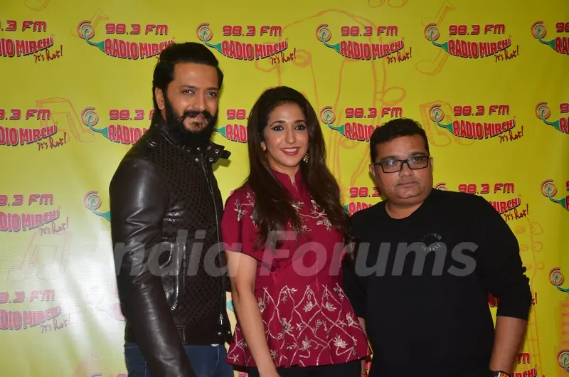 Riteish Deshmukh and Krishika Lulla at Launch of the song 'Bappa Tu' of film Banjo