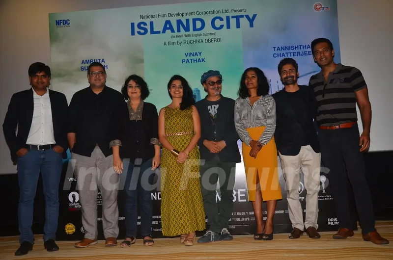 Celebs at Press meet of Island City