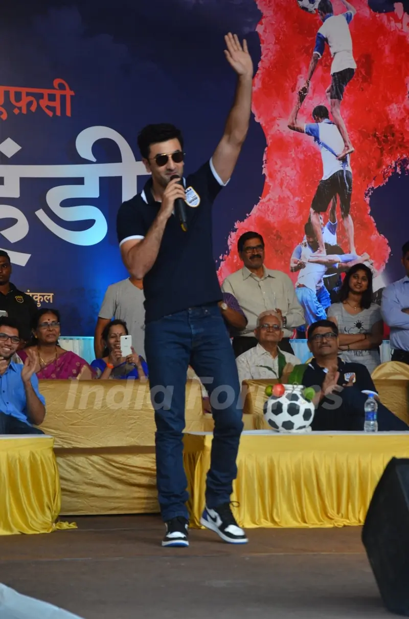 Ranbir Kapoor at Dahi Handi Celebration