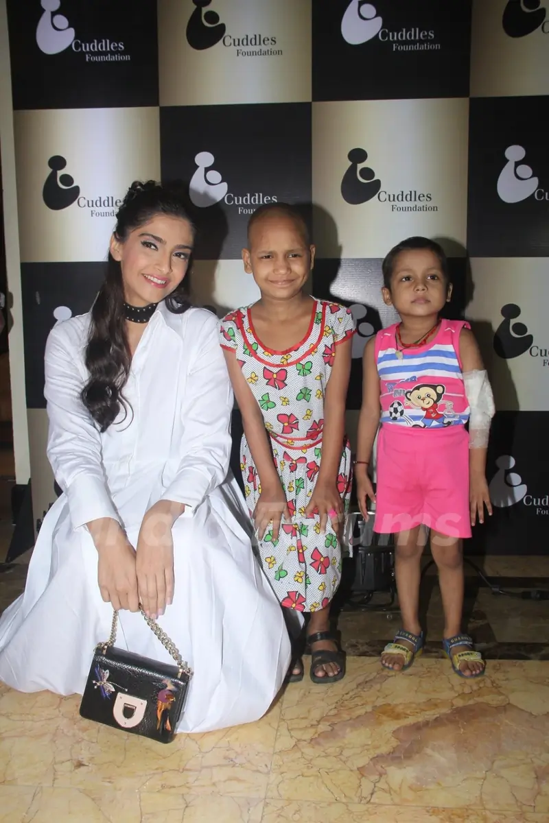 Sonam Kapoor at Cuddle Foundation Event