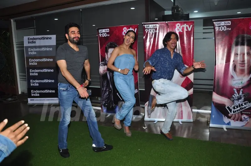 Shekhar Ravjiani, Shaan and Neeti Mohan at Success Bash of 'The Voice India Kids'