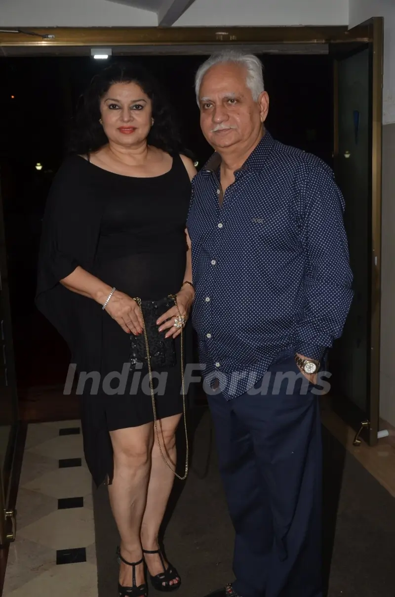 Kiran Juneja and Ramesh Sippy at The Vamps Bash