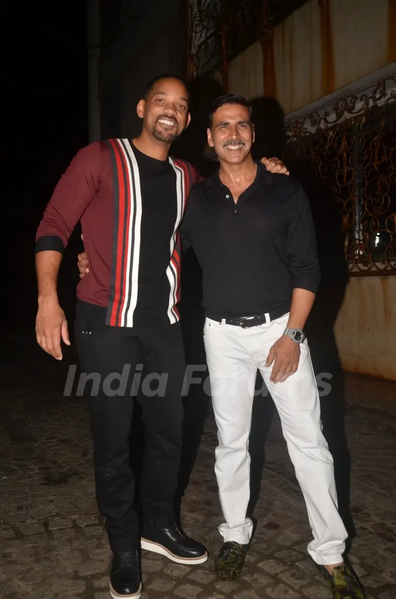 Hollywood star Will Smith Joins Succes Bash of 'Rustom' with Akshay Kumar