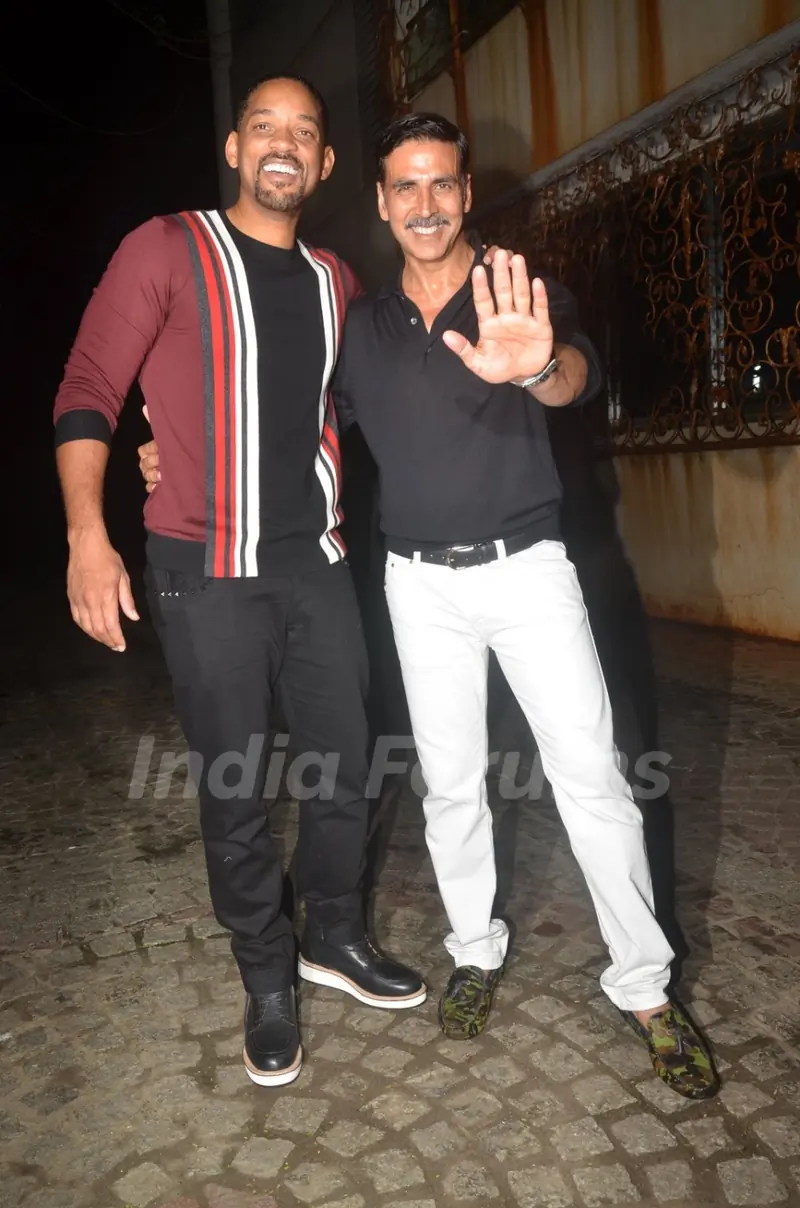 Hollywood star Will Smith Joins Succes Bash of 'Rustom' with Akshay Kumar