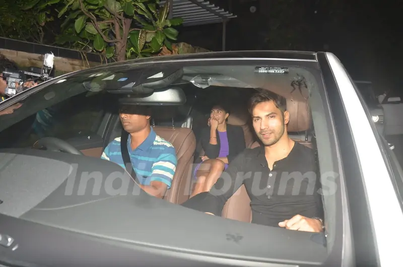 Varun Dhawan and Jacqueline Fernandez Joins Succes Bash of 'Rustom'