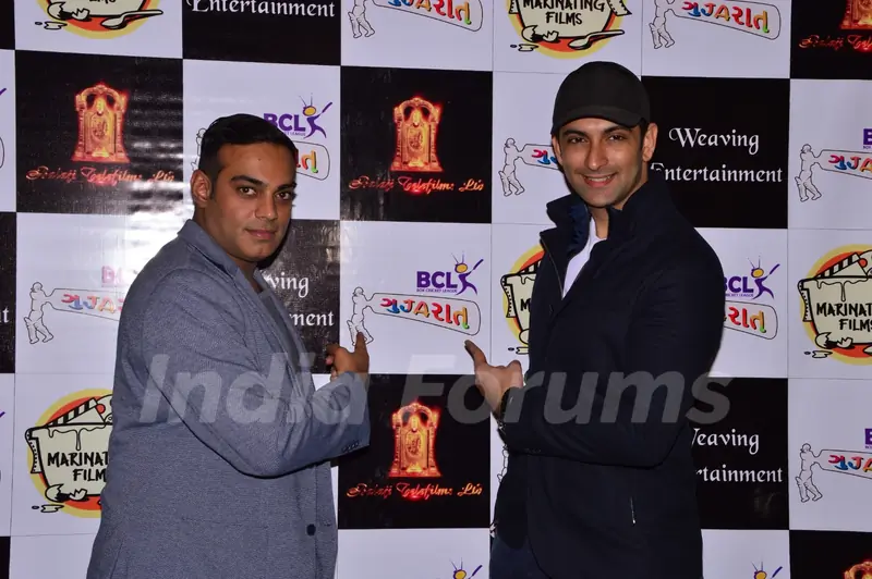Nandish Singh Sandhu and Gaurav Aggarwal at BCL Gujarat Bash!