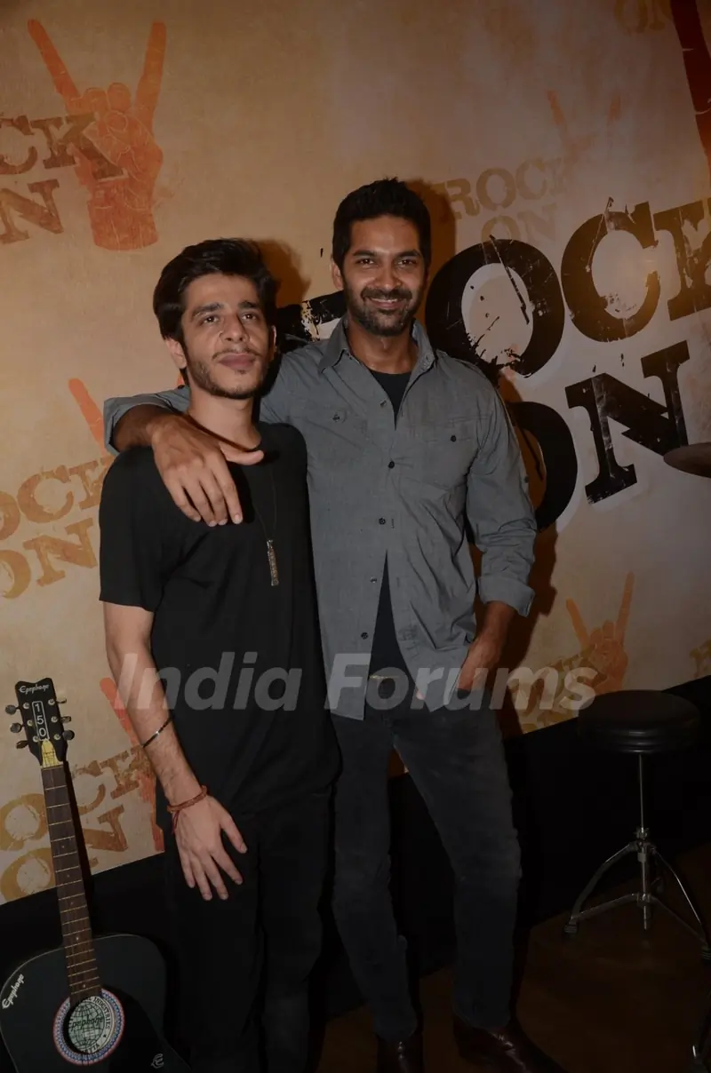Purab Kohli and Shashank Arora at Teaser Launch of ROCK ON 2!