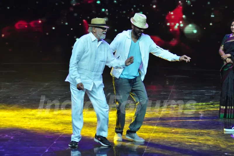 Prabhu Dheva dances with Mugur Sundar at Promotion of film 'Tutak Tutak Titiya' on Dance Plus 2