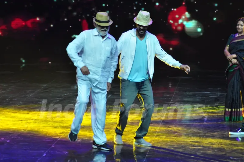 Prabhu Dheva dances with Mugur Sundar at Promotion of film 'Tutak Tutak Titiya' on Dance Plus 2