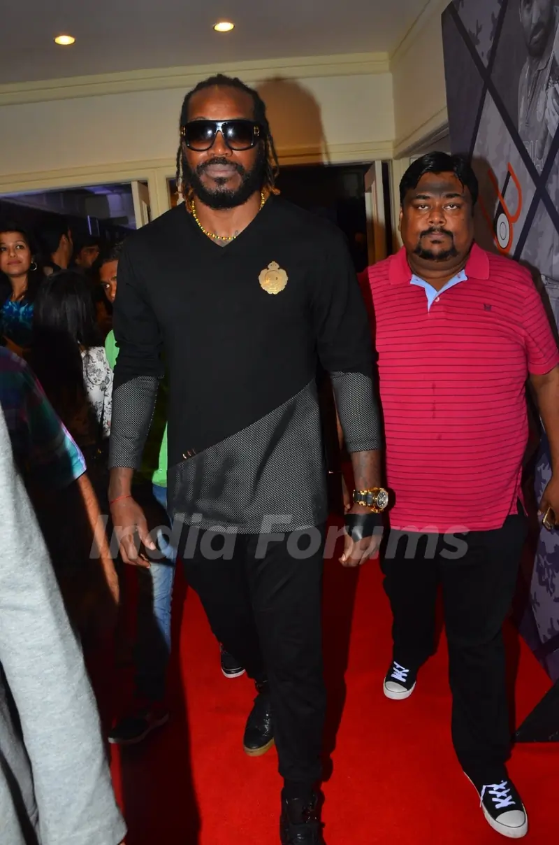 Chris Gayle at Yuvraj Singh's new Clothing line 'YouWeCan'