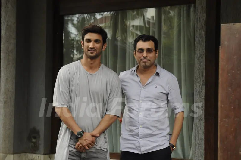 Sushant Singh Rajput and Neeraj Pandey snapped