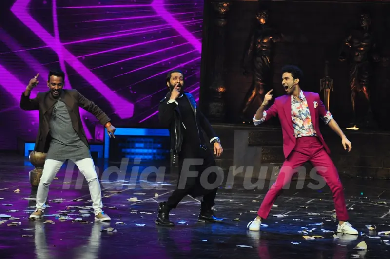 Celebs at Promotion of 'Banjo' on sets of Dance Plus 2