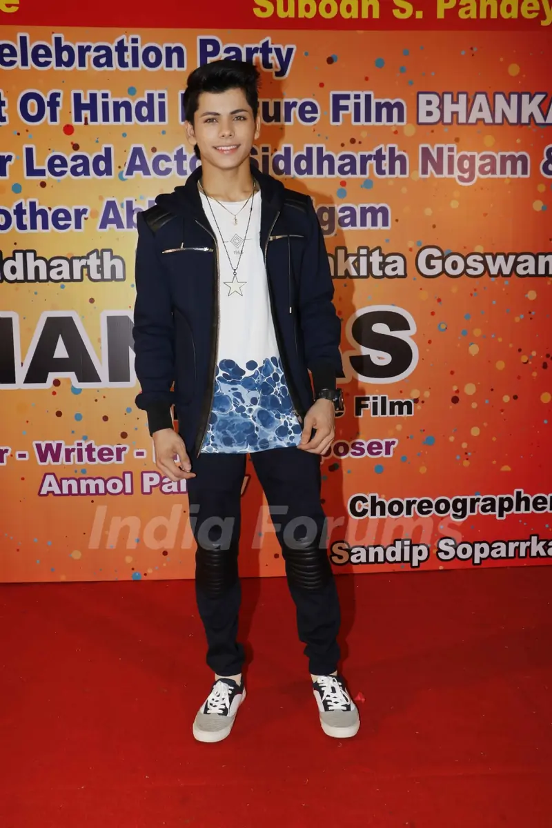 Birthday bash of Siddharth Nigam and announcement of film 'BHANKAS'