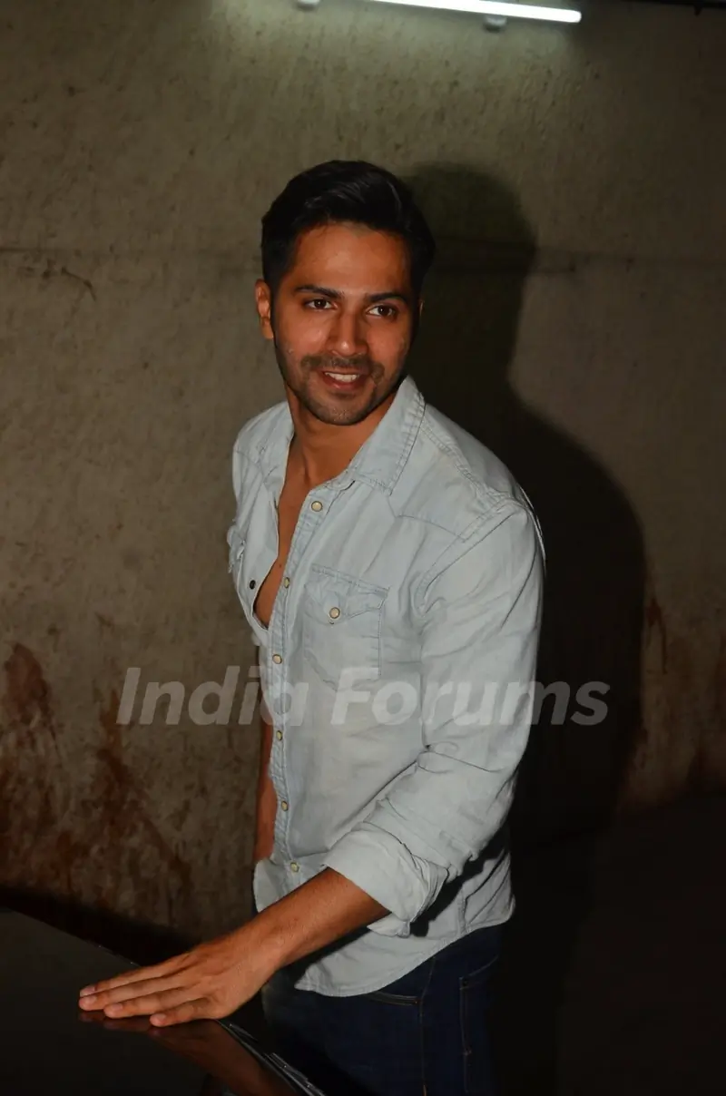 Varun Dhawan at screening of 'Pink'