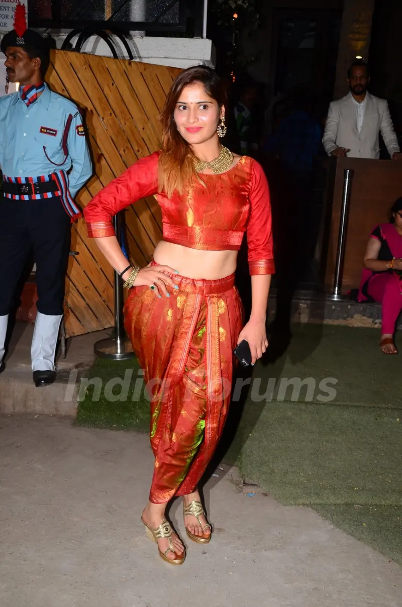 Aarti Singh at Kishwer Merchant and Suyyash Rai's Sangeet Ceremony
