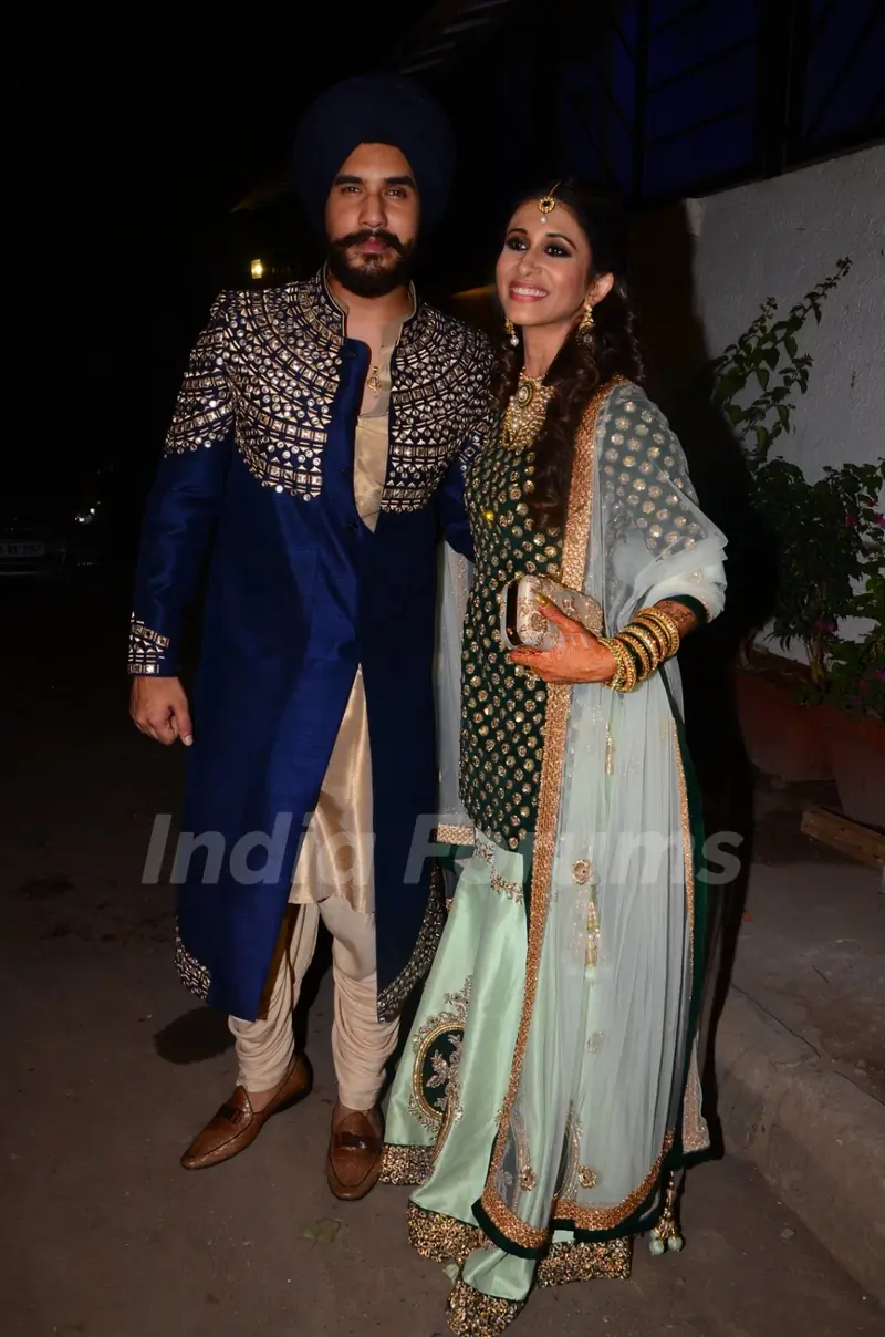 Kishwer Merchant and Suyyash Rai's Sangeet Ceremony