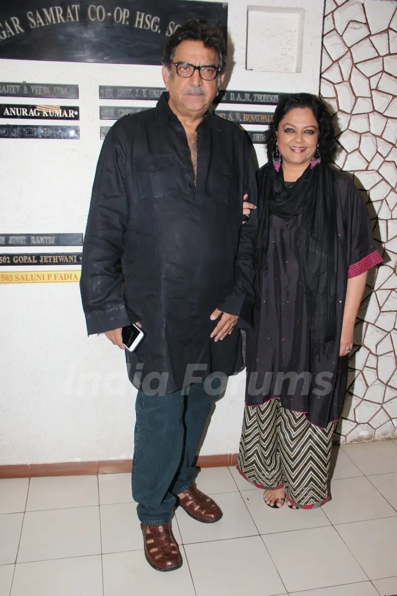 Tanvi Azmi at Javed Akhtar's Birthday Bash