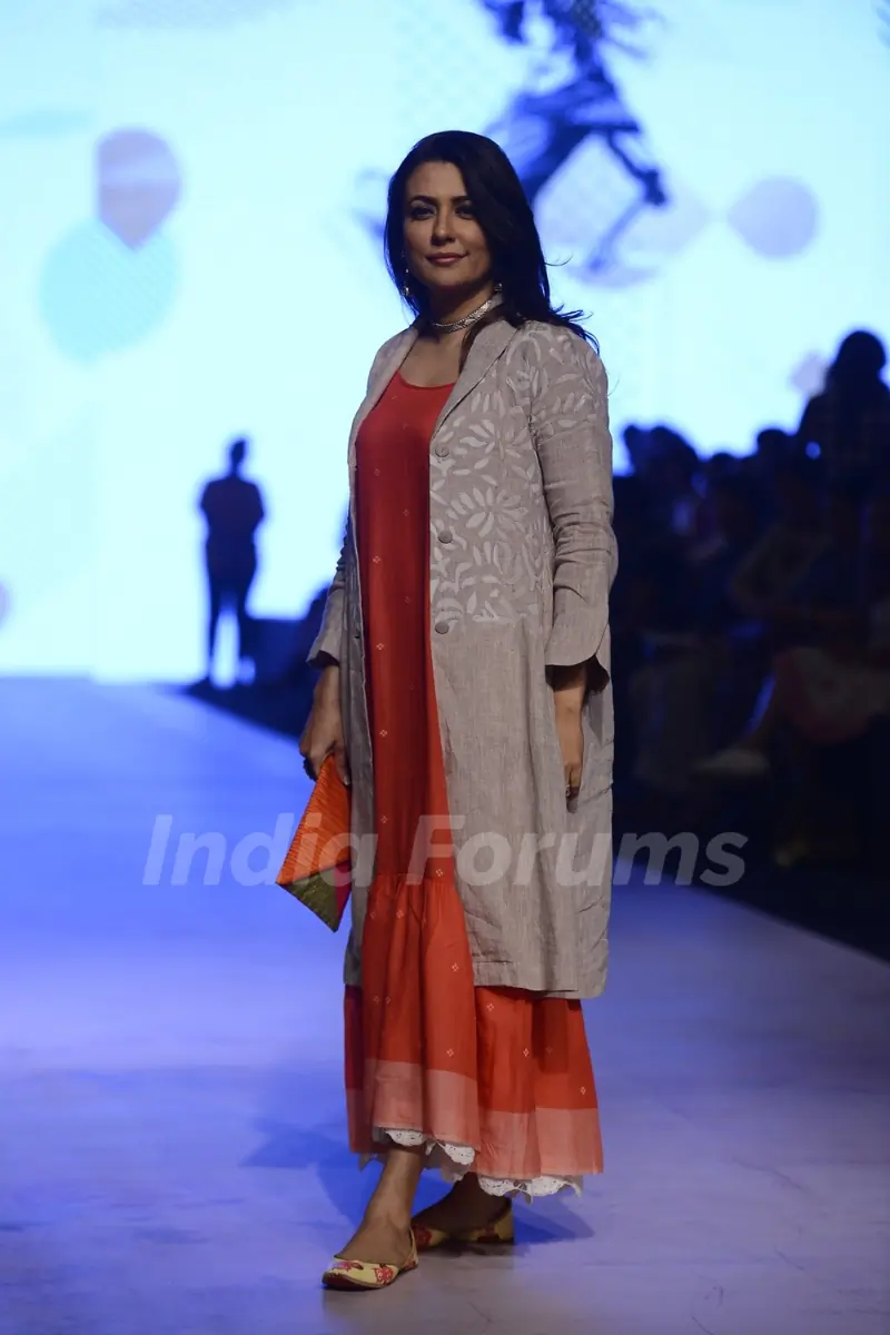 Mini Mathur at Lakme Fashion Week 2017 Day 1