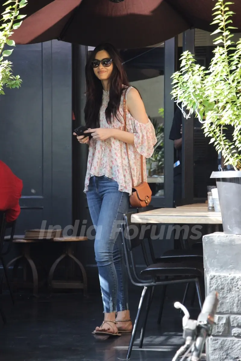 Diana Penty Snapped at Suzzette