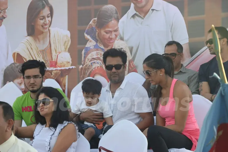 Abhishek Kapoor Snapped with son at 'Polo Match'