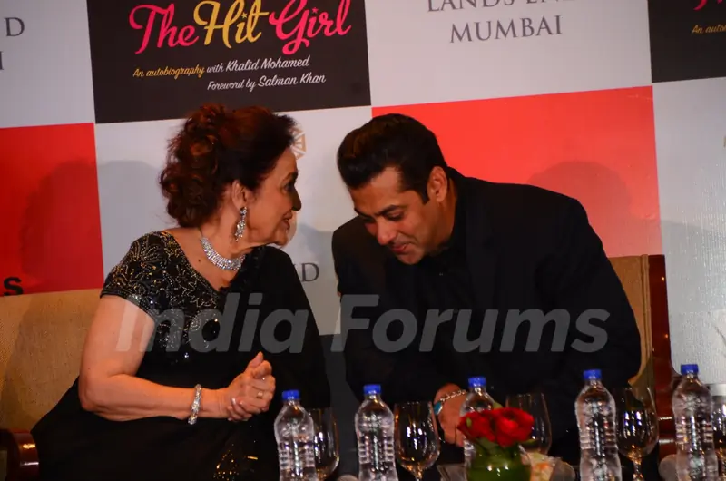 Salman Khan at Khalid Mohamed's book launch on Asha Parikh!